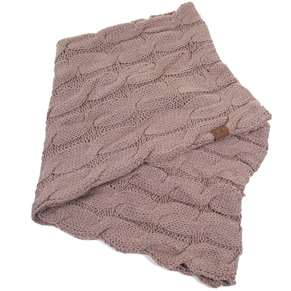 C.C 3pc Knit Warm Beanie Gloves Scarves Set main image 4